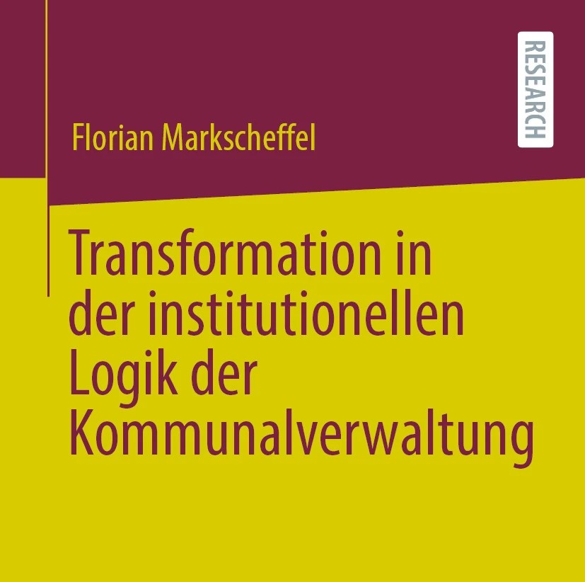 Die erste Dissertation ist als Buch erschienen!